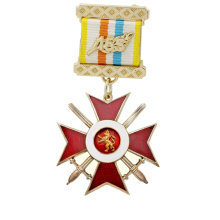 Hochwertige preiswerte kundenspezifische Metallsymbol-Schwert-Medaille Medaillon